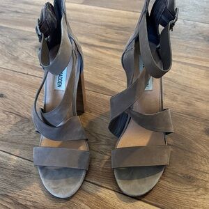 Steve Madden Brown Strappy Heels